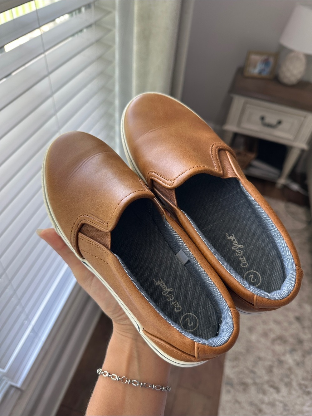 Cat & Jack Toddler Slip-On Dress Shoes in Brown